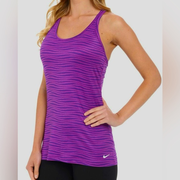 🎉HP🎉 Nike Scoop-Neck Racerback Dri-Fit Tank Size XS/S - Picture 1 of 9
